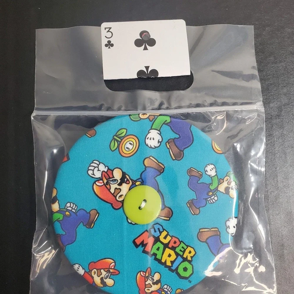 Fabric Playing Card Holder Helping‎ Hands Lot Of 2 + Cards, Mario Bros / Pokemon